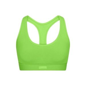 Skims Cotton Jersey Raceback Bra|Neon Green